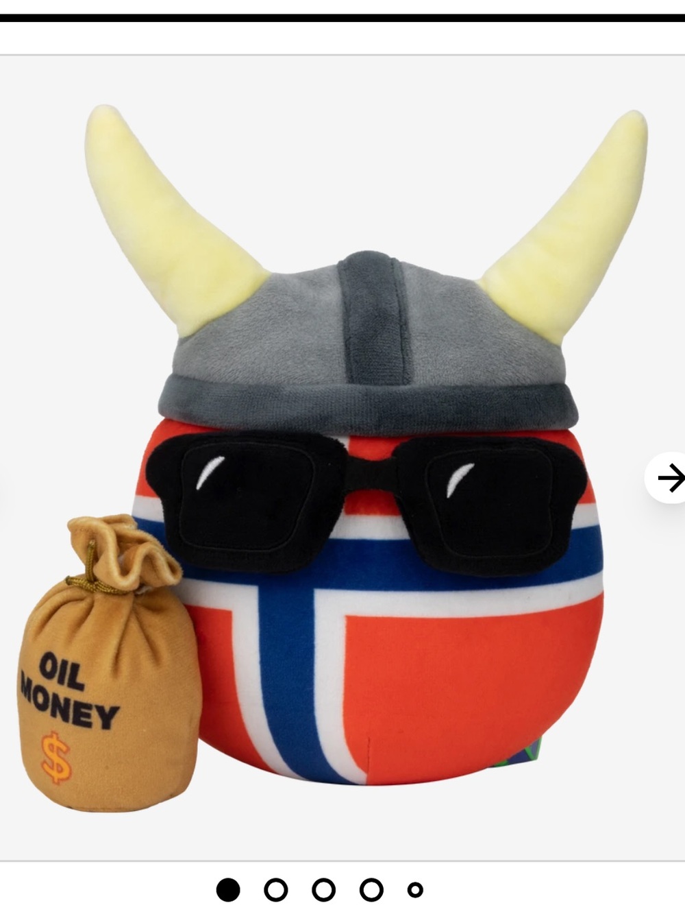 Makeship Norway Ball Plush by Drew Durnil